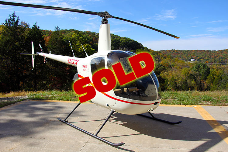 large photo of Robinson R22 helicopter for sale